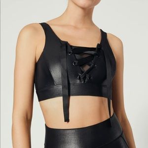 Carbon38 Lace Up Sports Bra M